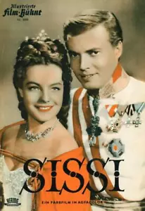 Filmprogramm "SISSI" (IFB) 1955 Romy Schneider, Karlheinz Böhm, Gustav Knuth - Bild 1 von 1