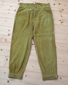 Hirsch Lederhose Grösse 52 Herren Trachten lang antik N383 - Bild 1 von 5