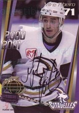 2000-01 Quebec Citadelles Autographed #23 Mike Ribeiro