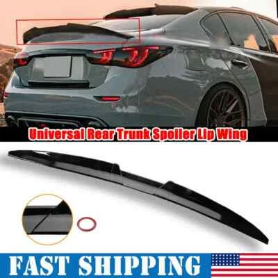 For Nissan Maxima Sedan Car Rear Roof Trunk Window Spoiler Wing Lip Adjustable - Image 1 of 4