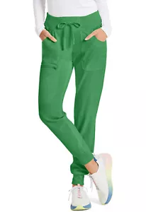 Kelly Green HeartSoul Scrubs Drawstring Jogger Pant HS030 KEGR - Picture 1 of 6