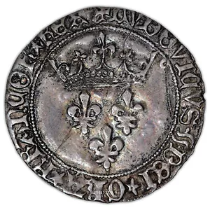 Monnaie France - Louis XI - Gros de Roi - Toulouse - Imagen 1 de 2