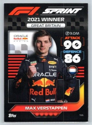 Max Verstappen 2022 Topps Turbo Attax F1 #166 NM - Image 1 of 2