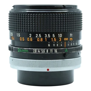 Lente Gran Angular Canon Lente Fd 24mm 24MM 1:2.8 S. S. C - Imagen 1 de 3