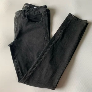 American Eagle Damen hoch geschnitten schwarz Skinny Jeans Größe 8 - Bild 1 von 15
