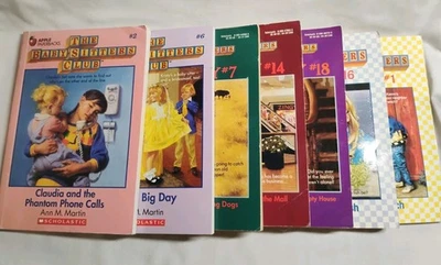 Babysitters Club Lot o 7 – Vintage BSC #2 & #6/3 Mystery/Incl. Little Sister #1 - Image 1 of 4