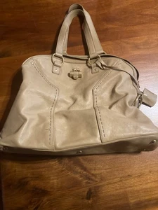 Borsa a mano Yves Saint Laurent  in pelle beige oro buona - Foto 1 di 4