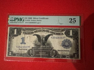 Fr. 233 1899 $1 Silver Certificate PMG VF25 - Picture 1 of 2