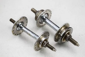 NOS, POWELL SMALL FLANSCH VINTAGE FAHRRAD NABEN SET, DOUBLE FIXED - 32H / 40H (1) - Bild 1 von 6