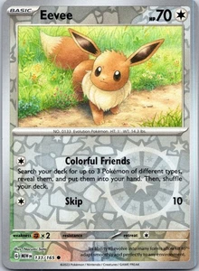 Eevee SV: Scarlet & Violet 151 133/165 - Reverse Holo| Mix&Match - Foto 1 di 2