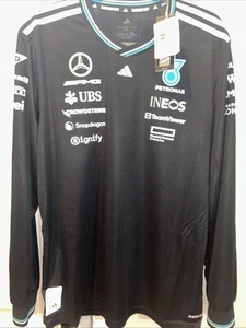 Camiseta deportiva de conductor Adidas x Mercedes AMG Petronas F1 2025 nueva con etiquetas JW5359 para hombre XL - Imagen 1 de 9