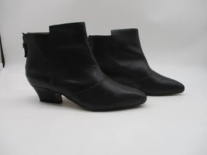 Earthies Del Rey Botines Cuero Negro Mujer Talla 6.5 B - Imagen 1 de 9