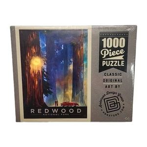 Redwood National Park Jigsaw Puzzle Anderson Design 1000 Piece Art Sealed NEW - Picture 1 of 7