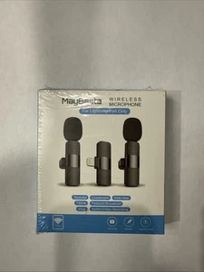 MayBesta Professional Wireless Lavalier Lapel Microphone for iPhone iPad - Picture 1 of 2