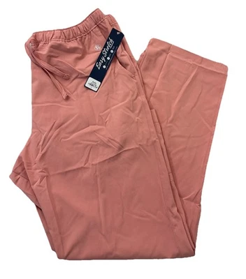 UA Butter-Soft 4 Pocket Easy Stretch Morgan Straight Leg Scrub Pants Coral L NEW - Image 1 of 4