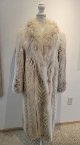 Atemberaubender arktischer Goldfuchs Pelzmantel - Bild 1 von 20