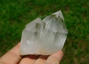 Natürlicher Arkansas wasserklarer Quarzkristall Cluster Hamilton Hill Mine  - Bild 1 von 4