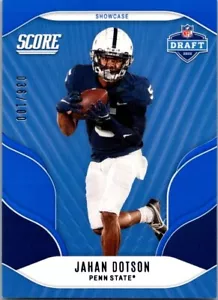 2022 SCORE NFL DRAFT SHOWCASE BLUE PARALLEL #D11 JAHAN DOTSON 036/100 - Picture 1 of 2