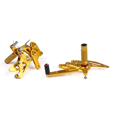 Racing Footrest Rearsets Rear Set Foot pegs Fit For Yamaha YZF R25 2015-2019 Gd. Foto 1 de 4