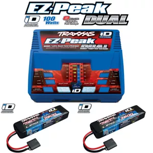 Traxxas 2972 EZ-Peak 8amp ID Dual Charger NiMH /LiPo 2 x 2869X LiPo : E-Maxx BL - Picture 1 of 8