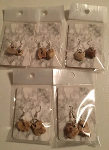 Pendientes de piedra bruja/agujero totalmente naturales Missouri Rocas sin perforación envío gratuito - Imagen 1 de 7