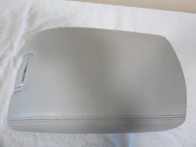 04 05 06 07 08 Jaguar XJ8 XJR XJ8L Vanden Plas apoio de braço dianteiro CINZA FABRICANTE DE EQUIPAMENTO ORIGINAL - Imagem 1 de 4