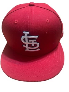 St. Louis Cardinals Official On Field Mütze 59fifty New Era Größe 7 3/8 - Bild 1 von 4