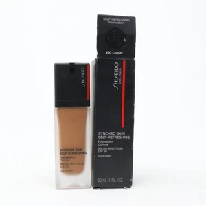 SHISEIDO Synchro Skin SELF-REFRESHING FOUNDATION (450) Copper 1.0 OZ NEW in BOX - Picture 1 of 3