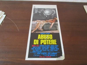 LOCANDINA ORIGINALE ABUSO DI POTERE FREDERICK STAFFORD MARILU' TOLO 1972 - Picture 1 of 2