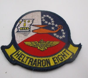 Parche autoadhesivo 2 del escuadrón de entrenamiento de helicópteros de la Marina de los Estados Unidos HT-8 Eightballers - Imagen 1 de 2