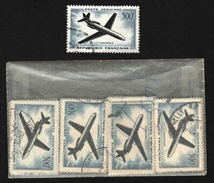 OPC Lot of 50 1957 France Airmail 500f Caravelle Sc#C35 Used 42337 - Picture 1 of 1