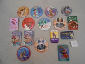 VINTAGE LOT / SET 16 DISNEY BUTTONS CRUISE ANNIVERSARY / BIRTHDAY PINBACK PIN 22 - Picture 1 of 6