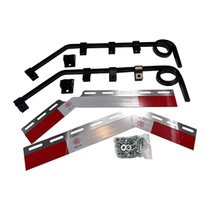 L&R Angle Down Bar Type Truck Mud Flap Hangers Complete Kit for Trailers 1 Coil - Picture 1 of 5