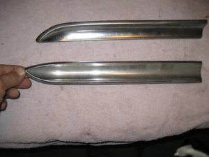 1960 Chevy Impala & Belair 4 Door Sedan left and right front door side Molding - Picture 1 of 5