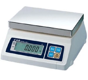 CAS SW-5 Food Service Scale, 5 x 0.002 lbs, Kg/g/Oz/Lb Switchable, "NEW" - Picture 1 of 1