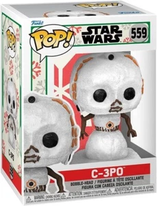 Funko Pop! Star Wars 559 SNOWMAN C-3PO Brand New In Box Bobble-Head - Picture 1 of 2