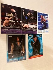 R 5 UNDERTAKER topps wwe wwf WRESTLING cards born in Houston Texas see scan