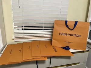Lot Of 6 Authentic Louis Vuitton LV Large Shopping Bag/Empty Bag 19”x16”x9”. - Picture 1 of 4