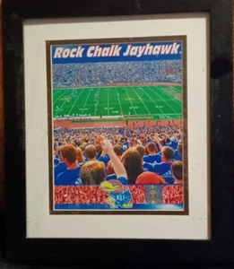 Rock Chalk Park. The sports stadium at the University of Kansas framed picture. - Picture 1 of 1