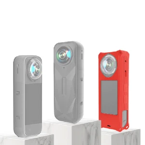 Silicone Protective Case For Insta360 X5 Anti-scratch Protector Sleeve Cover - Picture 1 of 14