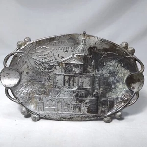 Vintage Oratoire St Joseph Art Nouveau Ashtray France - Picture 1 of 12