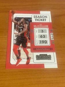 2021-22 Contenders Basketball CJ McCOLLUM # 39 - Picture 1 of 1