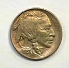 MINT ERROR Clashed Die Obverse 1913 Type 2 Buffalo Nickel About Uncirculated AU