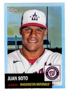 JUAN SOTO Nationals ~ 2022 Topps Chrome Platinum Anniv REFRACTOR ~ FREE SH - Picture 1 of 1