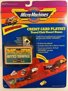 Micro Machines Credit Card, Travel Club 6448, Galoob, RARE manufacturing defect - Picture 1 of 6