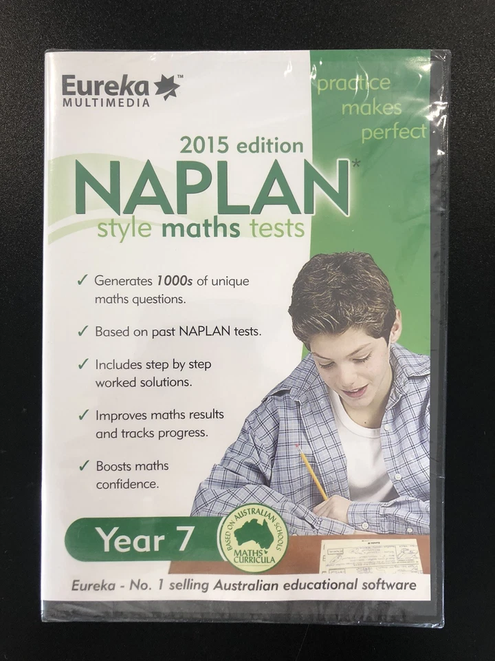 NAPLAN Style Maths Tests: YEAR 3 - 2015 Edition (PC CD-ROM) NEW & SEALED - Image 1 of 3