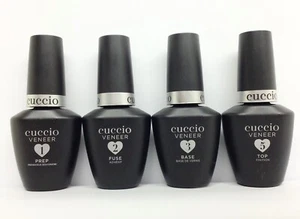 Cuccio Furnier - Wählen Sie 1 von: Vorbereitung / Sicherung / Basis / Oberseite - 0,43 Unzen / 13 ml - Bild 1 von 5