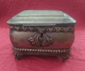 1860-1896 RUSSLAND POLEN METALL SCHMUCKBOX SCHATZTRUHE - FRAGET W. WARSZAWIE - Bild 1 von 12