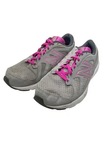 New Balance Womens 490 V4 Grey & Pink Running Shoes Size 9 US Sneakers - Picture 1 of 6