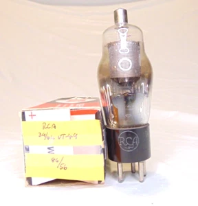 RCA Type 39/44 VT-49 Vacuum Tube * Tested 86 / 56 * RCA Reboxed 39-44 - Picture 1 of 12